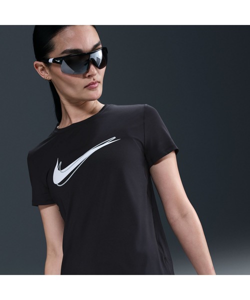 NIKE tシャツ ナイキ ワン SWSH HBR DF S/S トップ レディース