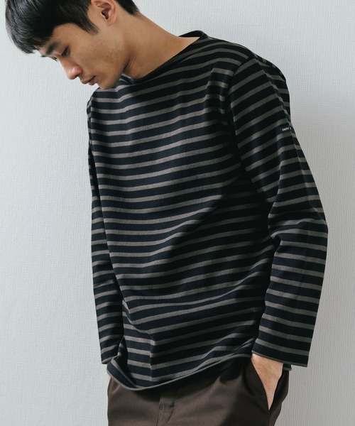 SAINT JAMES】【 XXS】ストライプ 長袖 Tシャツ カットソー
