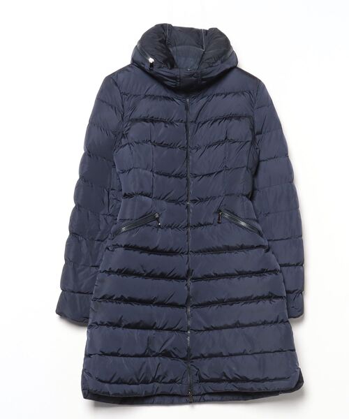 MONCLER（モンクレール） ワンポイントダウンコート - ネイビー