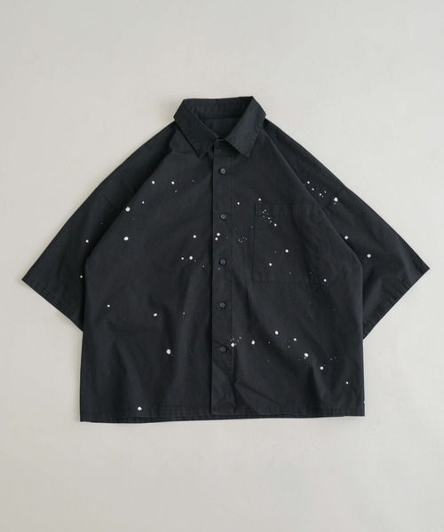 epnok シャツ 「EPNK」Painted half sleeve shirt / ペイン