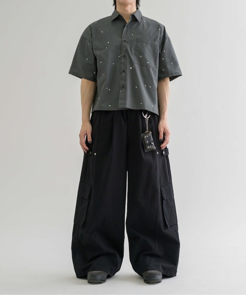 epnok ジャケットライクハーフスリーブシャツ EPNK】Jacket like half sleeve shirt / ジャケットライクハーフ