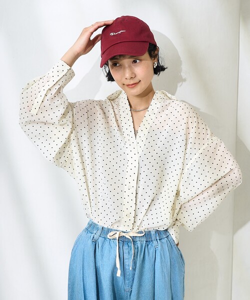 FREAK'S STORE ブラウス シャツ シアードットシャツ/オーバー