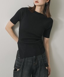 ニット セーター アシメネックセーター(半袖) レディース｜ZOZOTOWN Yahoo!店