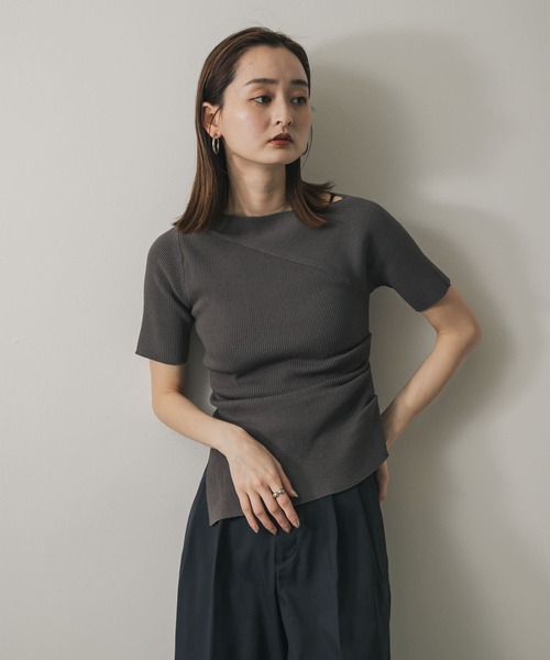 SENSE OF PLACE by URBAN RESEARCH ニット セーター アシメ