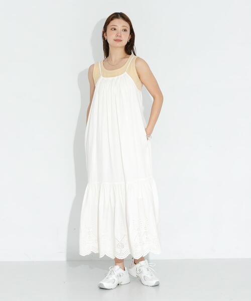 URBAN RESEARCH Sonny Label ワンピース シフリーコットンキャミ