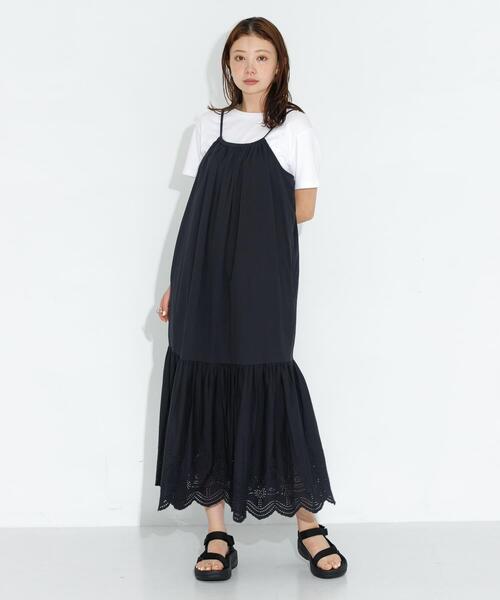 URBAN RESEARCH Sonny Label ワンピース シフリーコットンキャミ