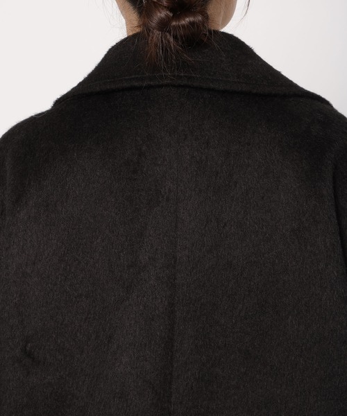 「PAGEBOY」 チェスターコート FREE ネイビー レディース_画像8