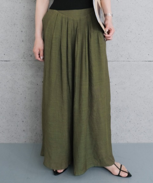 ワイドパンツ パンツ スカート見えワイドパンツ レディース : ZOZOTOWN