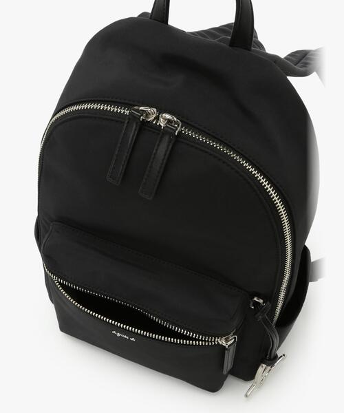【美品】 アニエスベー バックパック リュック ナイロン A4可能 ダブルジップ セール】SHIPS any: A4 ギャザー ドロスト ポケット バック