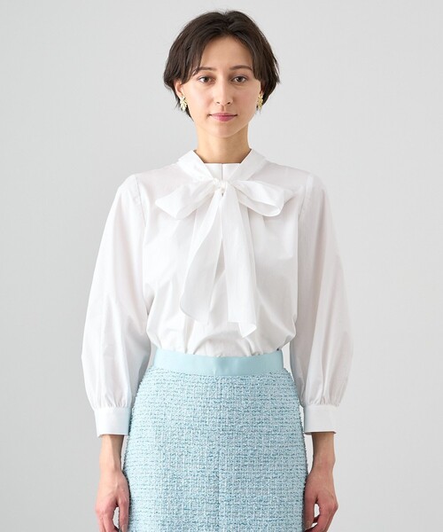 ANAYI 長袖ブラウス サイズ38 ANAYI 「ANAYI」 長袖ブラウス 38 ネイビー レディース