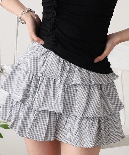 スカート AOPT UNBALANCE FRILL MAXI SKIRT - CHECK MUSINSA | AOPT UNBALANCE FRILL MAXI SKIRT - CHECK