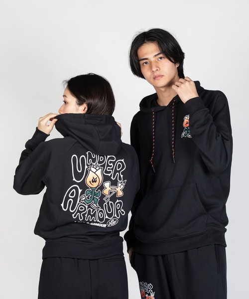 UNDER ARMOUR（アンダーアーマー） プルオーバーパーカー L ブラック