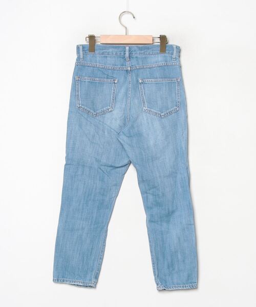 「niko and...」 ダメージ加工デニムパンツ X-SMALL ブルー レディース