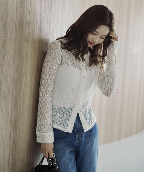■未使用品  BODY DRESSING レースオンレース トップス PROPORTION BODY DRESSING（プロポーションボディドレッシング） t
