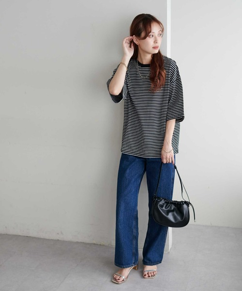 「DISCOAT」 半袖Tシャツ MEDIUM ベージュ系その他 レディース