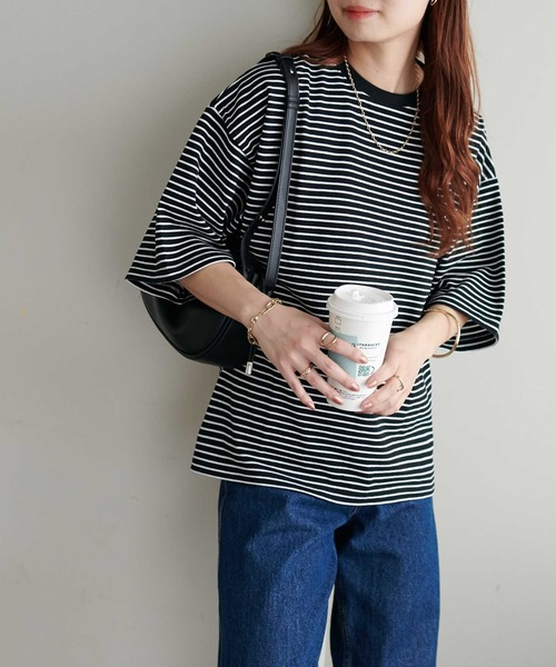 「DISCOAT」 半袖Tシャツ MEDIUM ベージュ系その他 レディース