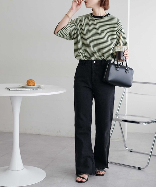 「DISCOAT」 半袖Tシャツ MEDIUM ベージュ系その他 レディース