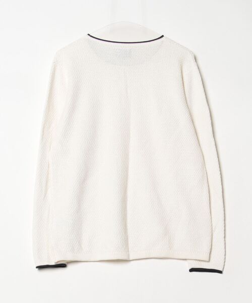 「BEAMS」 長(zhǎng)袖ニット LARGE ホワイト メンズ