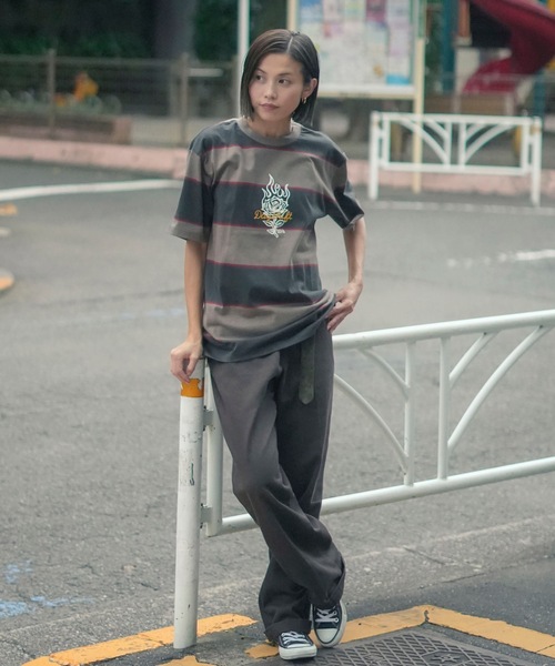 RVCA（ルーカ） tシャツ メンズ KSL STRIPE SS Tシャツ 「2025年秋冬