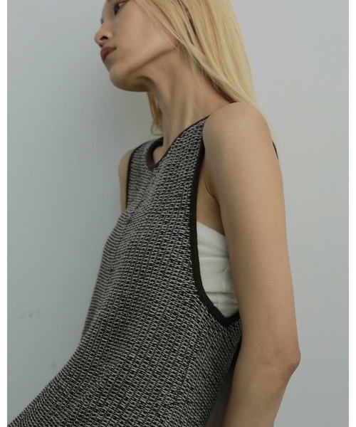 anuke ワンピース Sleeveless Jacquard Onepiece : ZOZOTOWN