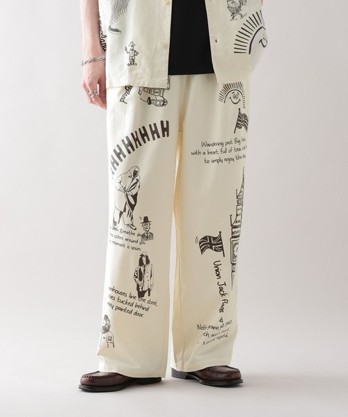 (Ryu Ambe)MOTIF PATTERNパンツ Ryu Ambe)MOTIF PATTERNパンツ
