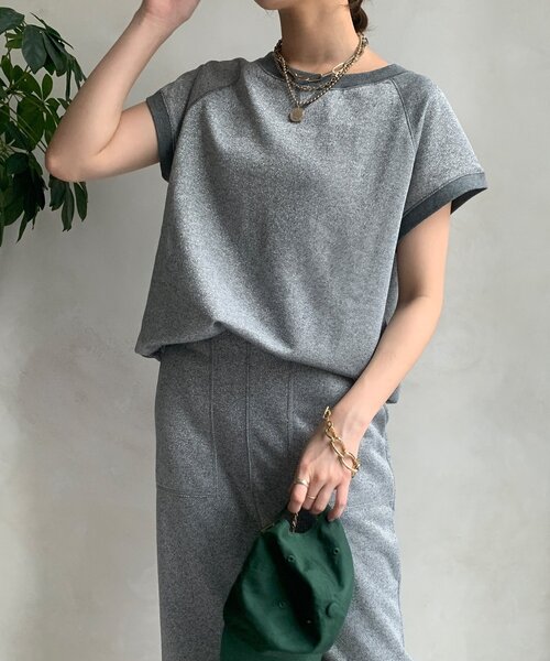 tシャツ 「WEB限定」ラメ裏毛プルオーバー レディース