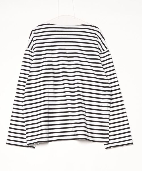 「ORCIVAL」 ボーダー柄長袖Tシャツ 3 ホワイト メンズ