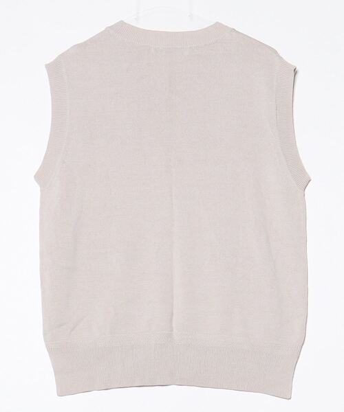 「green label relaxing」 Vネックニット SMALL ベージュ メンズ