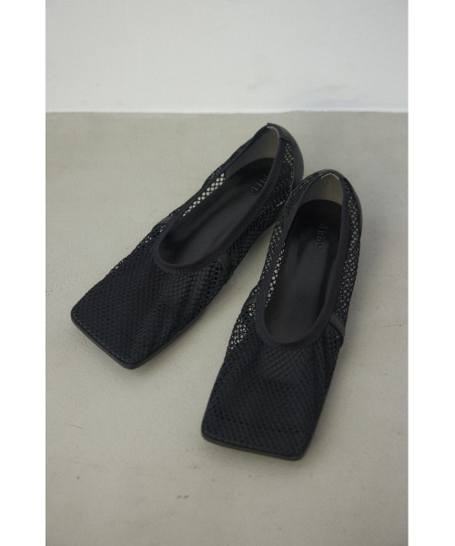 「BLACK BY MOUSSY」 フラットパンプス 38 ブラック レディース