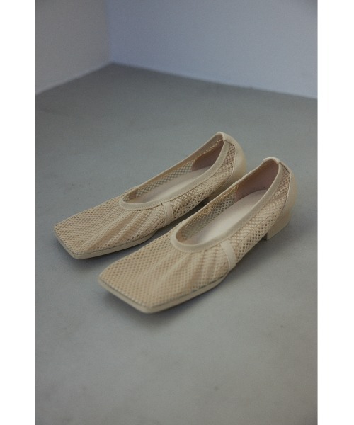 「BLACK BY MOUSSY」 フラットパンプス 38 ブラック レディース