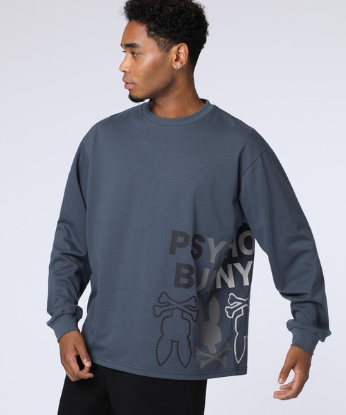 tシャツ 「WEB限定」グラデーションサイドロゴ ロングスリーブTシャツ メンズ | Psycho Bunny | 15