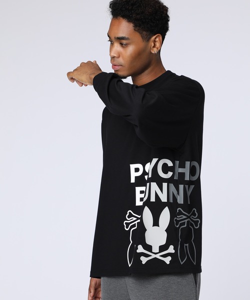 tシャツ 「WEB限定」グラデーションサイドロゴ ロングスリーブTシャツ メンズ | Psycho Bunny | 09