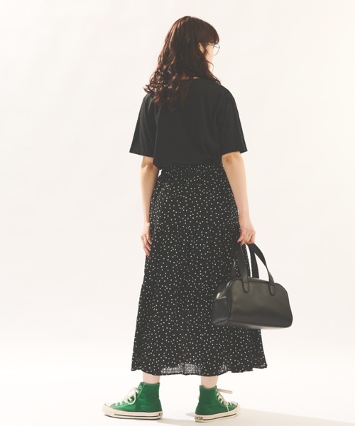 「MERLOT」 半袖Tシャツ FREE ホワイト レディース_画像8