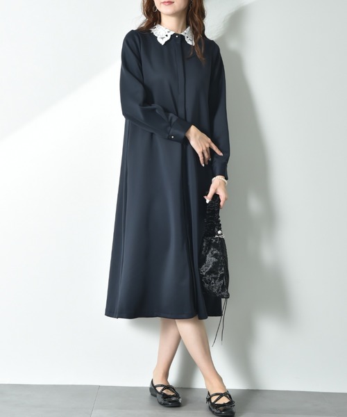 INTERPLANET（インタープラネット） ワンピース レース衿2WAY