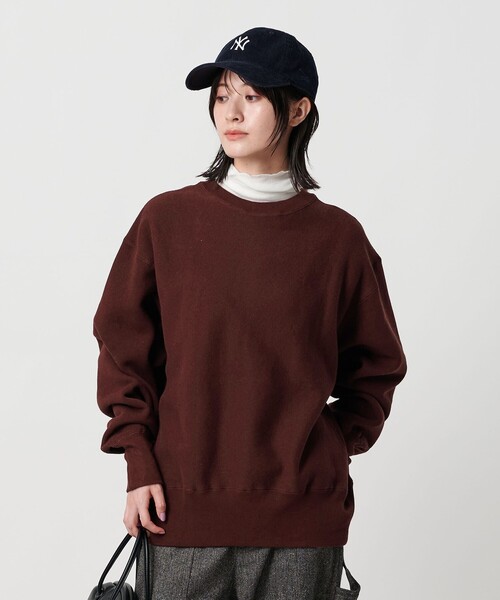 【beauty & youth 別注】＜Champion＞スウェットプルオーバー Champion（チャンピオン） トレーナー スウェット 「別注」「Champion