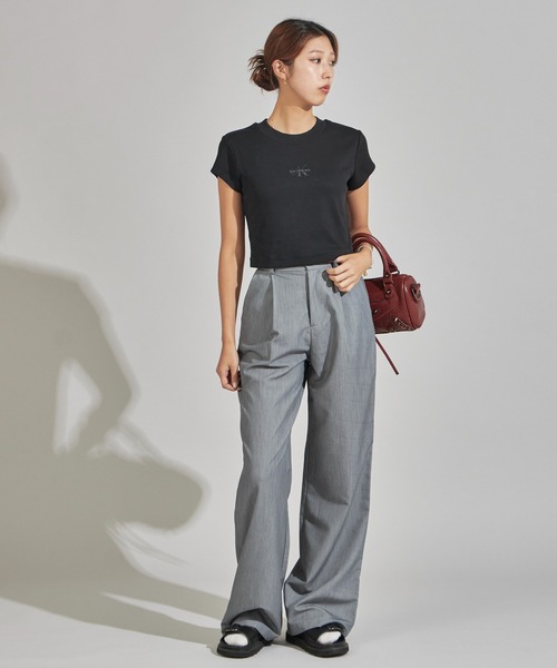 Calvin Klein（カルバン・クライン） tシャツ A-MONOGRAM BABY TEE