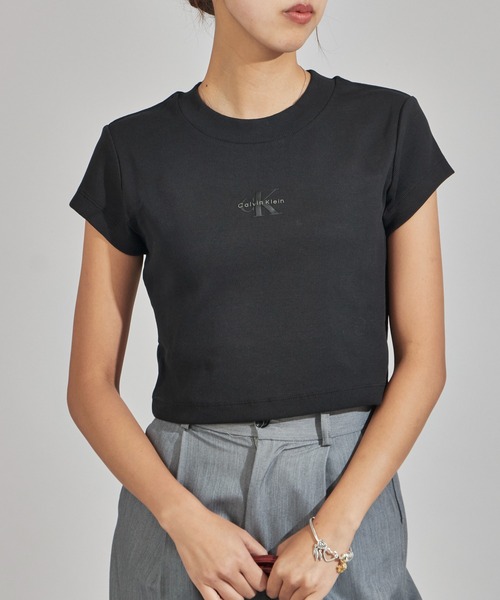 Calvin Klein（カルバン・クライン） tシャツ A-MONOGRAM BABY TEE
