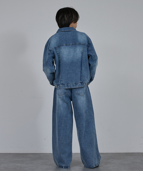 AH ABAHOUSE ワイドパンツ ジーンズ BLAST WIDE BAGGY DENIM PANTS