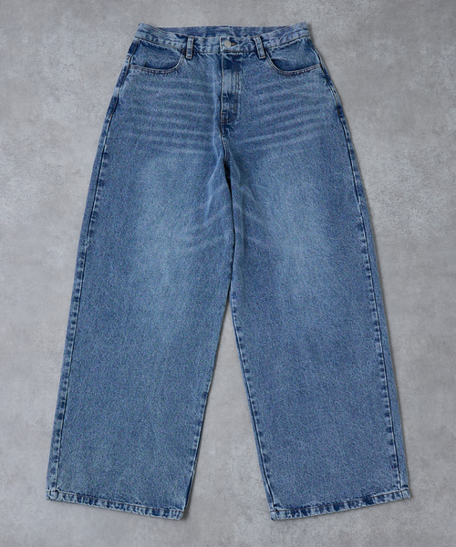 AH ABAHOUSE ワイドパンツ ジーンズ BLAST WIDE BAGGY DENIM PANTS