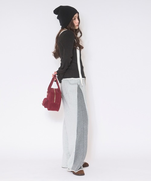 loin nuit パンツ switch design sweat pants / スイッチデザイン 