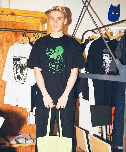 「The Salvages」 半袖Tシャツ M ブラック メンズ_画像7