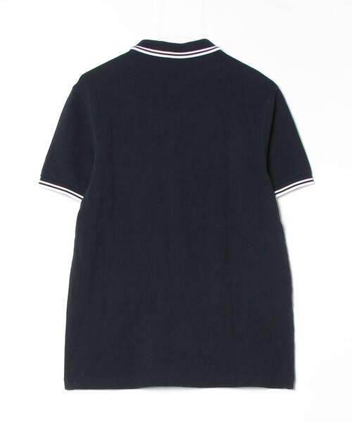 「FRED PERRY」 半袖ポロシャツ MEDIUM ネイビー メンズの画像