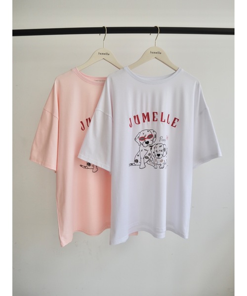 「JUMELLE」 半袖Tシャツ FREE ホワイト レディース_画像2