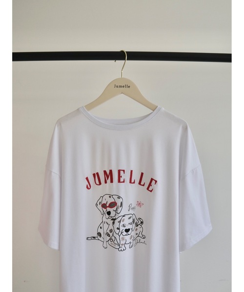 「JUMELLE」 半袖Tシャツ FREE ホワイト レディース_画像3