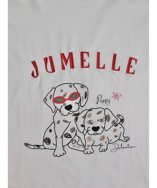 「JUMELLE」 半袖Tシャツ FREE ホワイト レディース_画像5