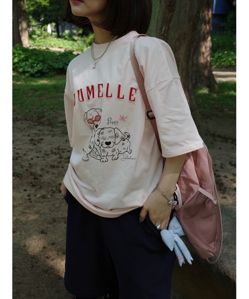 「JUMELLE」 半袖Tシャツ FREE ホワイト レディース_画像7