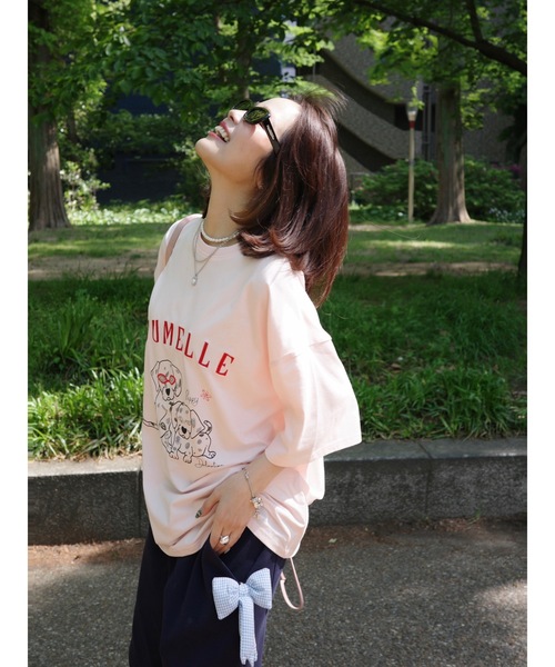 「JUMELLE」 半袖Tシャツ FREE ホワイト レディース_画像8