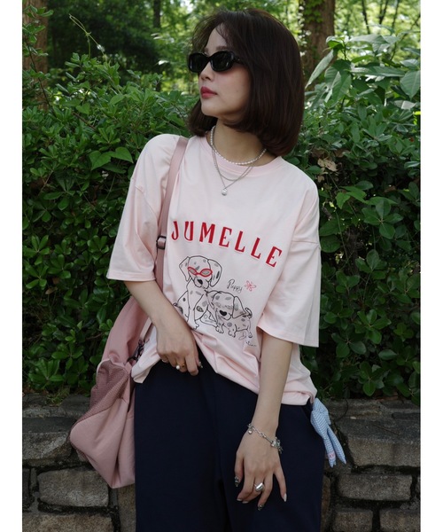 「JUMELLE」 半袖Tシャツ FREE ホワイト レディース_画像9