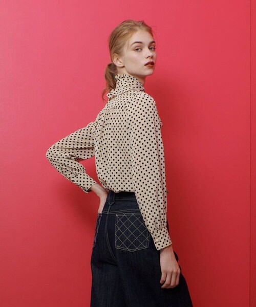 LOULOU WILLOUGHBY（ルルウィルビー） ブラウス シャツ 「LOULOU