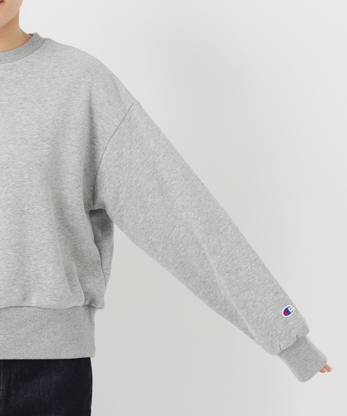 新品タグつき　Champion グレー スウェット Mサイズ　スローブイエナ別注 新品タグつき Champion グレー スウェット Mサイズ スローブイエナ別注